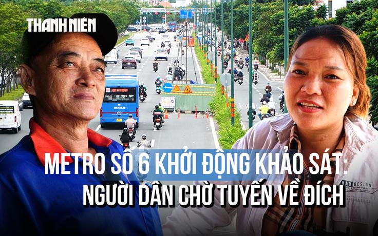 Bắt đầu khoan khảo sát metro số 6: Người dân chờ ngày đến sân bay bằng metro