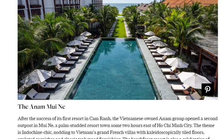 Một resort ở Lâm Đồng vào top các khu nghỉ tốt nhất do Condé Nast Traveller chọn