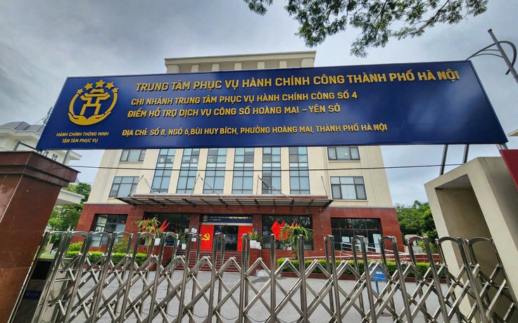 Một chi nhánh phục vụ hành chính công ở Hà Nội dừng làm việc sáng thứ 7