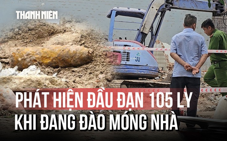 Đang đào móng nhà ở TP.HCM, nhóm công nhân tá hỏa phát hiện vật thể lạ dưới đất