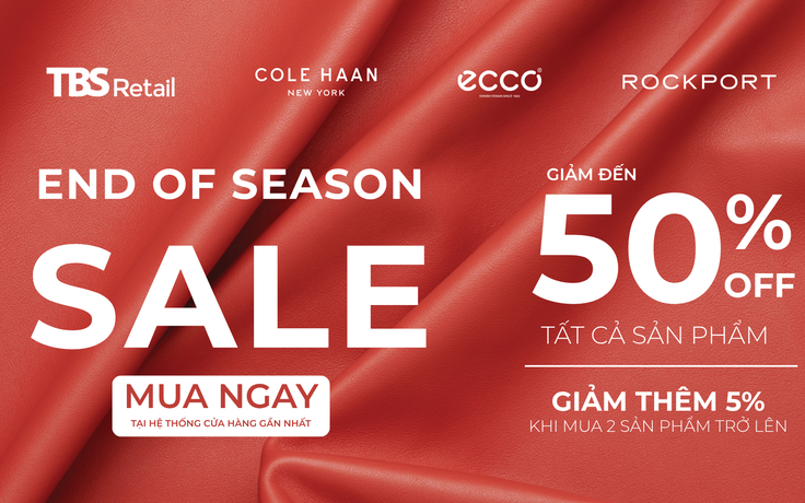 End of Season Sale: Ưu đãi đến 50%