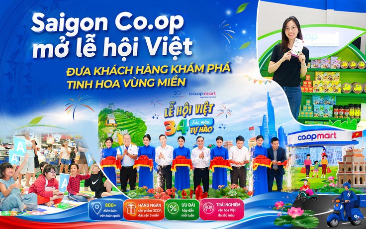Saigon Co.op mở lễ hội Việt, đưa khách hàng khám phá tinh hoa vùng miền