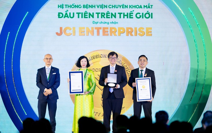 Mắt Sài Gòn là hệ thống bệnh viện mắt đầu tiên trên thế giới đạt JCI Enterprise
