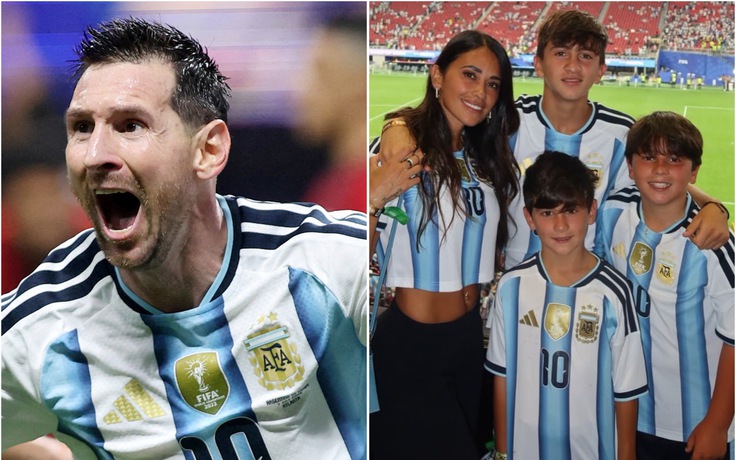 Vợ Messi ăn mừng chiến thắng ngoạn mục của chồng và tuyển Argentina ở World Cup
