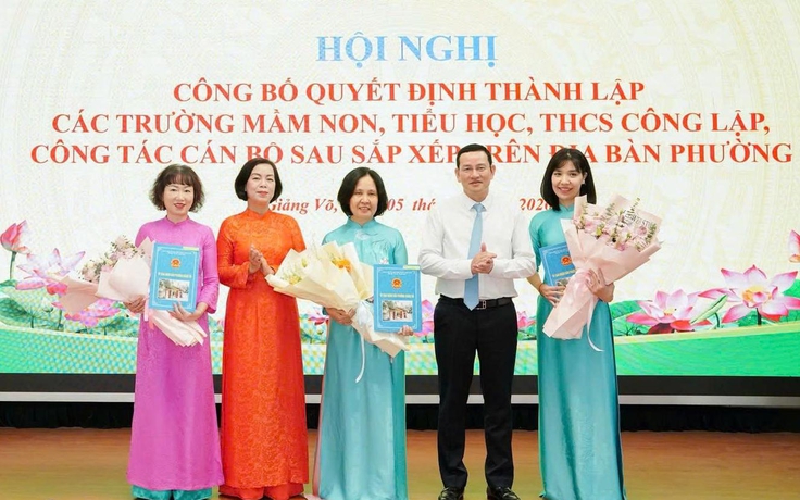 Bộ GD-ĐT lưu ý bố trí hiệu trưởng, hiệu phó khi sắp xếp trường học