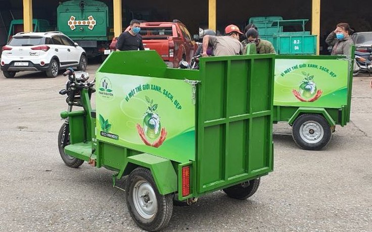 Đề xuất thí điểm xe 3 bánh chạy điện chuyên thu gom, vận chuyển rác
