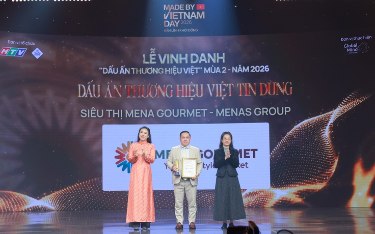 Made By Vietnam Day 2026 vinh danh Mena Gourmet: 'Dấu ấn thương hiệu Việt tin dùng'