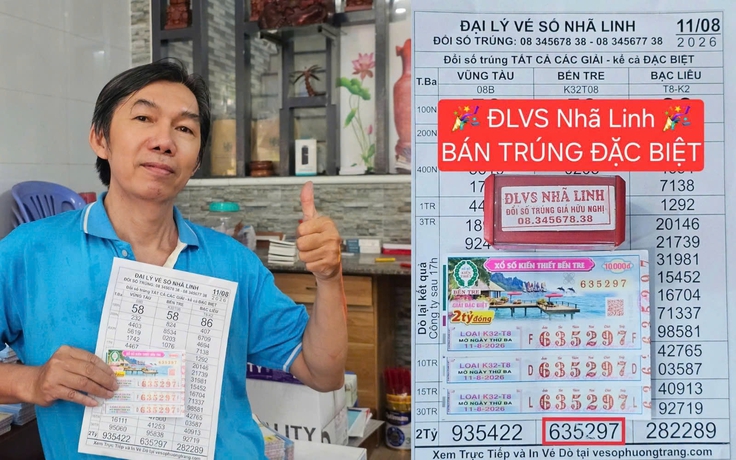 Vợ chồng ở TP.HCM trúng độc đắc 6 tỉ xổ số miền Nam, đưa con giữ tiền