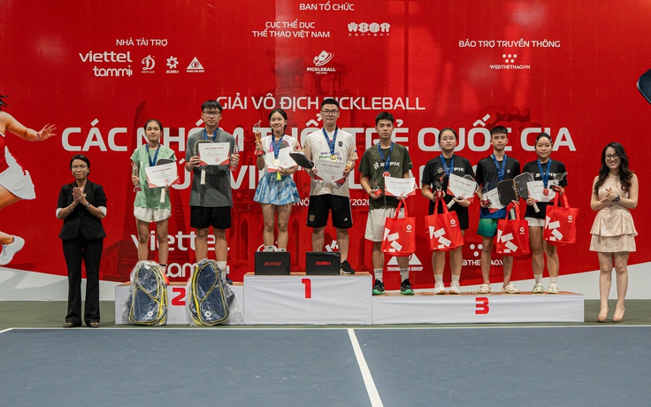 Cúp Viettel Tammi 2026 thành công, pickleball Việt Nam thêm nhiều tài năng triển vọng