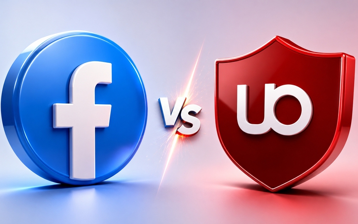 uBlock Origin tuyên bố 'đầu hàng' trước quảng cáo của Facebook