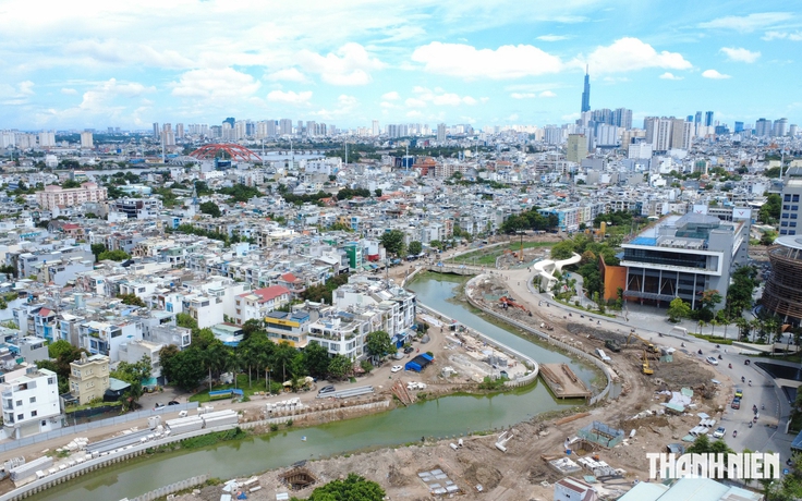 Dự án rạch Xuyên Tâm thông xe kỹ thuật 1,4 km trước 2.9