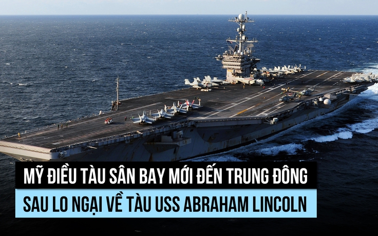 Mỹ sắp thay tàu sân bay mới ở Trung Đông sau quan ngại sức khỏe thủy thủ đoàn?