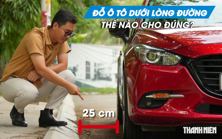 Đỗ xe dưới lòng đường thế nào để không bị phạt?