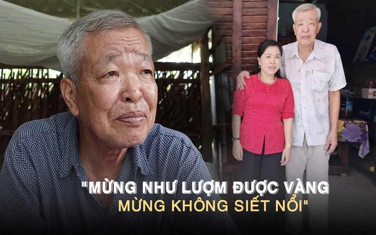 Công an phường lần tìm manh mối, cha con cụ ông miền Tây đoàn tụ sau 43 năm thất lạc