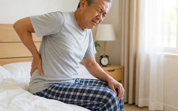 3 thói quen buổi sáng giúp giảm đau lưng ở người lớn tuổi