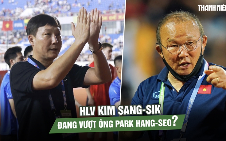 Từ kỷ lục bất bại đến 2 lần chung kết: HLV Kim Sang-sik đang vượt ông Park Hang-seo?