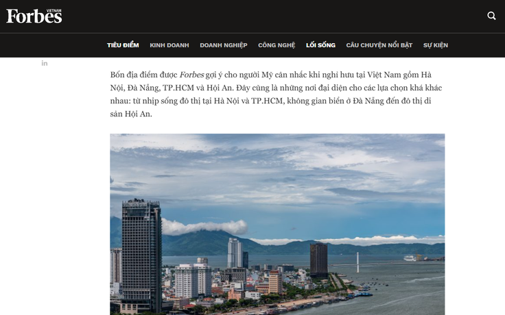 Giới hưu trí phương Tây chọn Đà Nẵng là ‘ngôi nhà thứ hai’