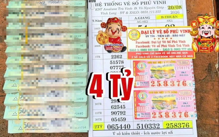Người phụ nữ trúng 4 tỉ xổ số miền Nam, người thân kéo tới xem đổi thưởng