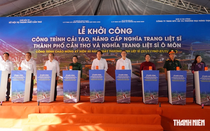 Cần Thơ đầu tư 19 tỉ đồng cải tạo 2 nghĩa trang có 6.595 mộ liệt sĩ