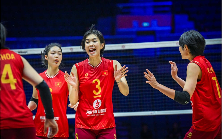 Đội tuyển bóng chuyền nữ Việt Nam thất thủ trước Hàn Quốc ở giải châu Á