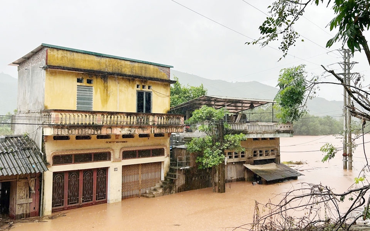 Bắc Ninh: Nhiều nhà dân bị cô lập, giao thông chia cắt do mưa lũ bão số 4