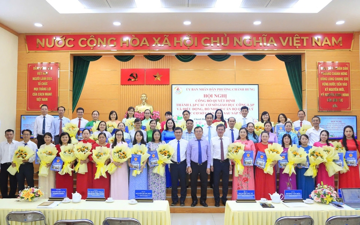 Một phường của TP.HCM giảm 8 trường và 14 hiệu trưởng, hiệu phó sau sắp xếp