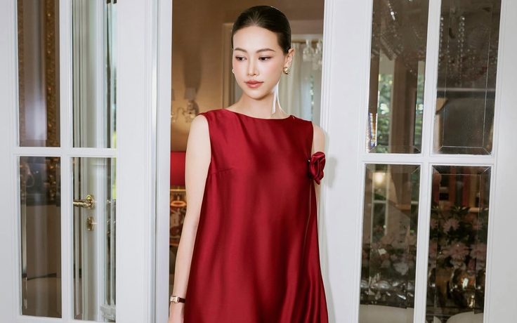 Váy suông dáng dài diện đi làm, đi tiệc đều hợp