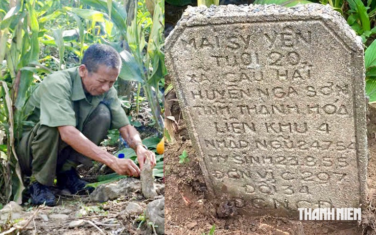 Tấm bia giữa ruộng ngô mở lối đưa liệt sĩ Mai Sỹ Yên về quê hương sau 72 năm