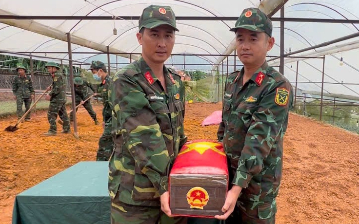 Tìm thấy thêm hài cốt liệt sĩ trong nhà kính ở Đà Lạt