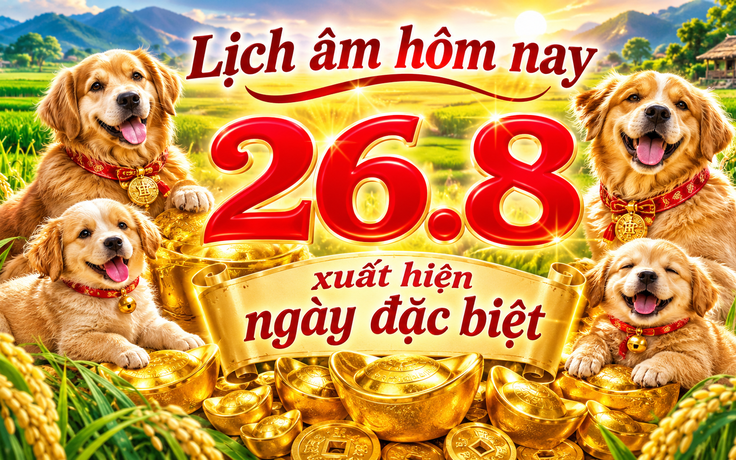 Lịch âm hôm nay 26.8 cần chú ý ngày Kim Thổ, dương lịch có ngày đặc biệt