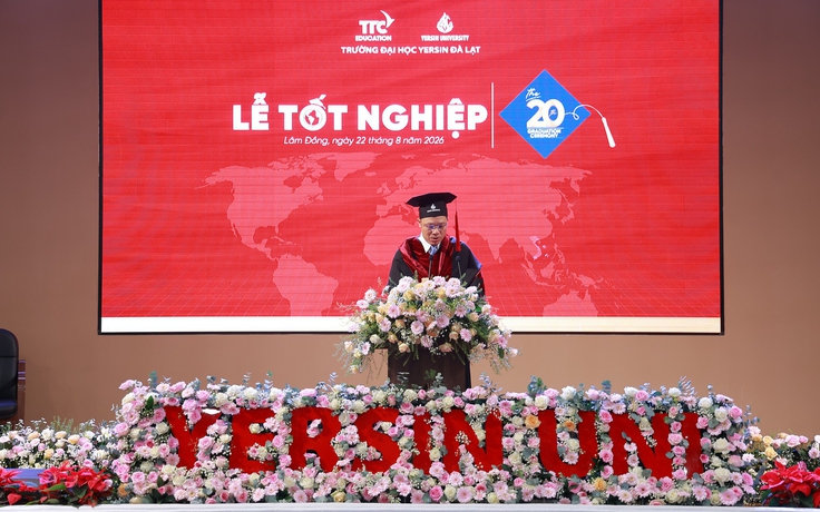Trường đại học Yersin Đà Lạt tổ chức lễ tốt nghiệp cho 886 sinh viên