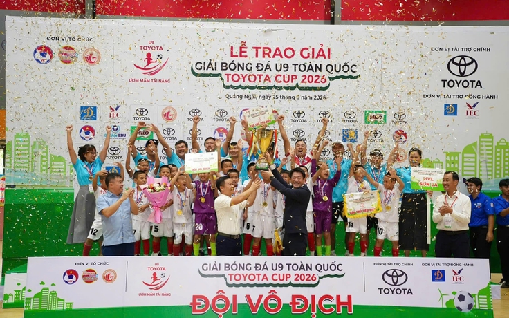 Bất ngờ đánh bại SLNA, U.9 Sơn La vô địch toàn quốc