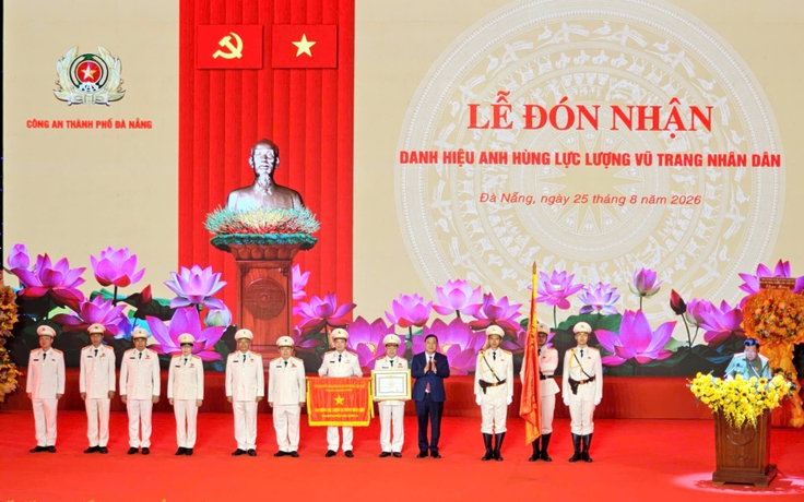 Công an Đà Nẵng đón nhận danh hiệu Anh hùng Lực lượng vũ trang nhân dân