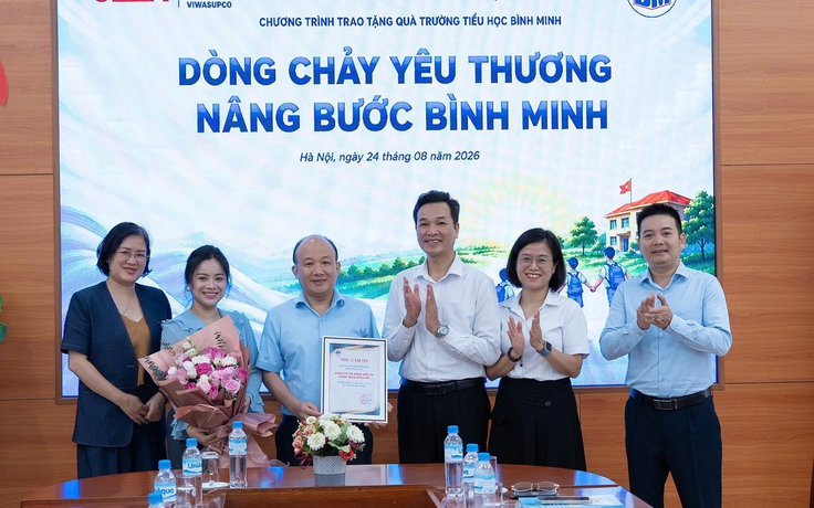 VIWASUPCO tặng quà đặc biệt đầu năm học mới
