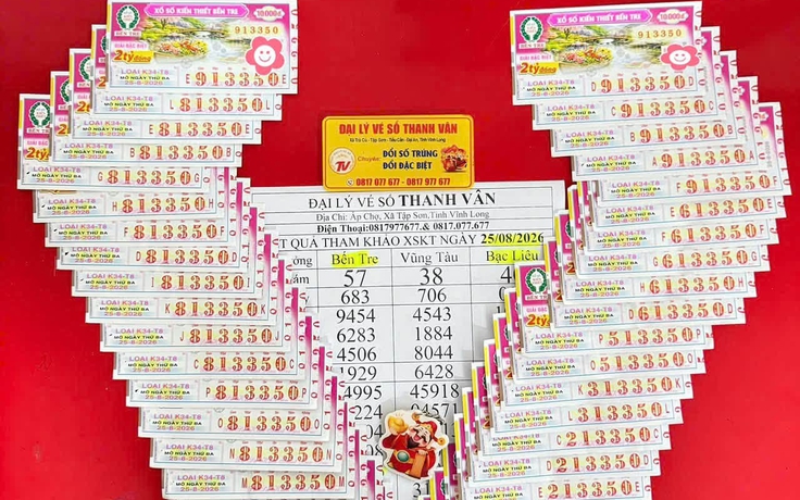 10 người cùng trúng lớn xổ số miền Nam: 41 vé mang dãy số may mắn