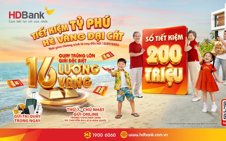 64 sổ tiết kiệm HDBank có chủ, cuộc đua 16 lượng vàng SJC vào chặng nước rút