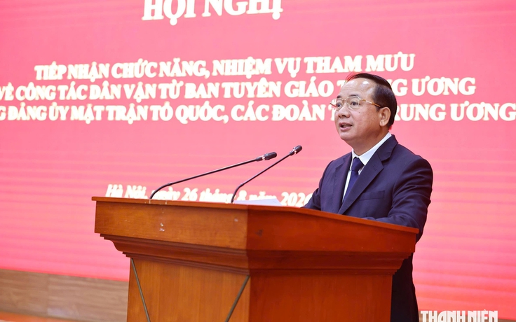Ban Tuyên giáo T.Ư bàn giao công tác dân vận