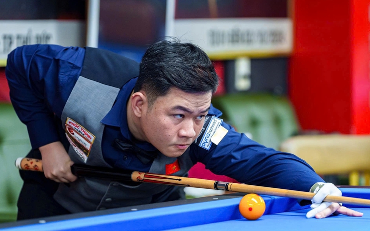 Bao Phương Vinh đăng quang ấn tượng siêu cúp billiards, lập hat-trick danh hiệu