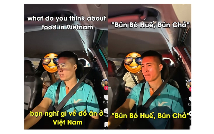 Những cuốc xe 'song ngữ' của tài xế tự học tiếng Anh