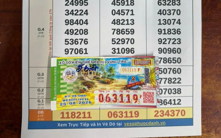 Trúng độc đắc xổ số miền Nam, thợ làm bánh tráng tặng tiền người bán dạo