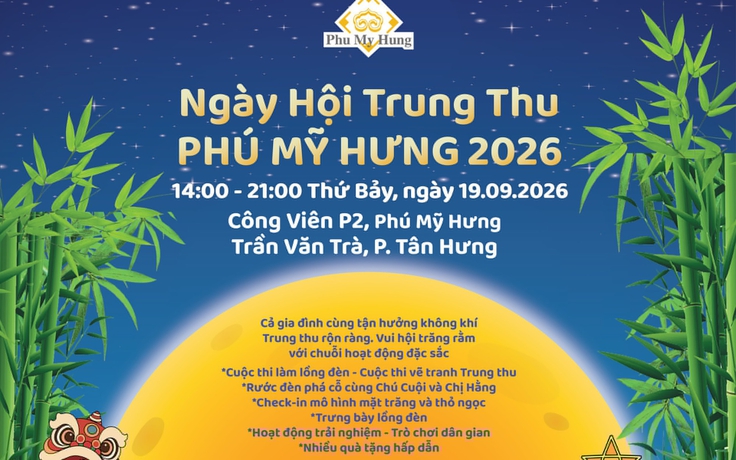 Sân chơi Trung thu thú vị tại Phú Mỹ Hưng