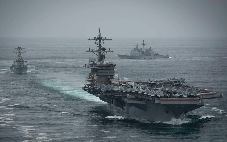 Mỹ điều tàu sân bay khác tới Trung Đông, USS George Washington về châu Á - Thái Bình Dương
