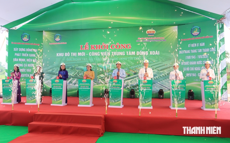 Khởi công khu đô thị mới công viên trung tâm Đồng Xoài