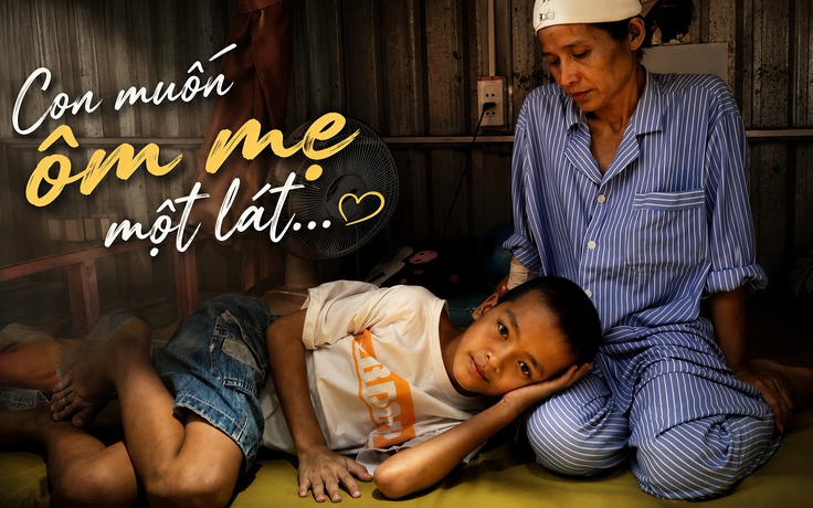 Chăm hai con đầu cùng mắc ung thư, người mẹ nghèo phải đứt ruột gửi con út vào chùa