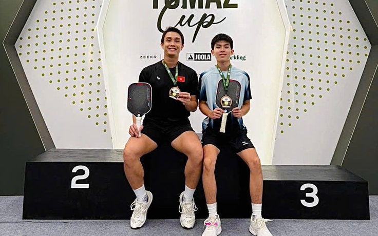 Minh Tít và Robert Huy lần đầu giành huy chương PPA Tour Pro nhờ 'bảo kiếm' mới

