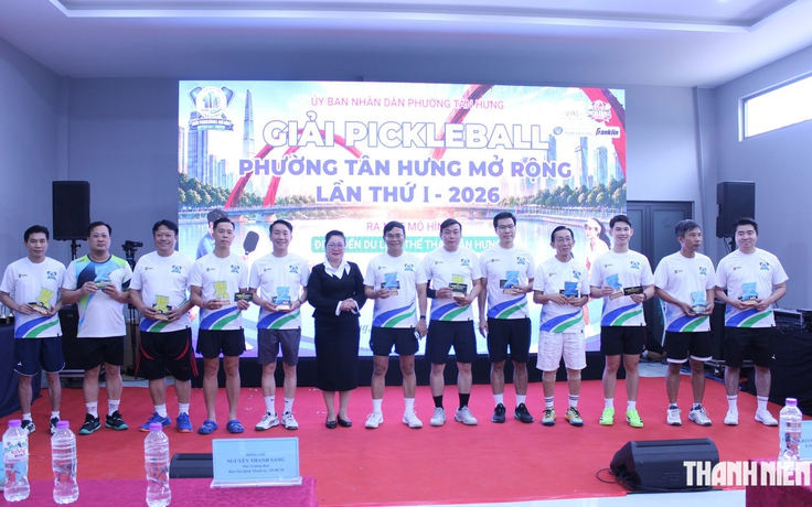 Sôi nổi giải pickleball phường Tân Hưng mở rộng 2026