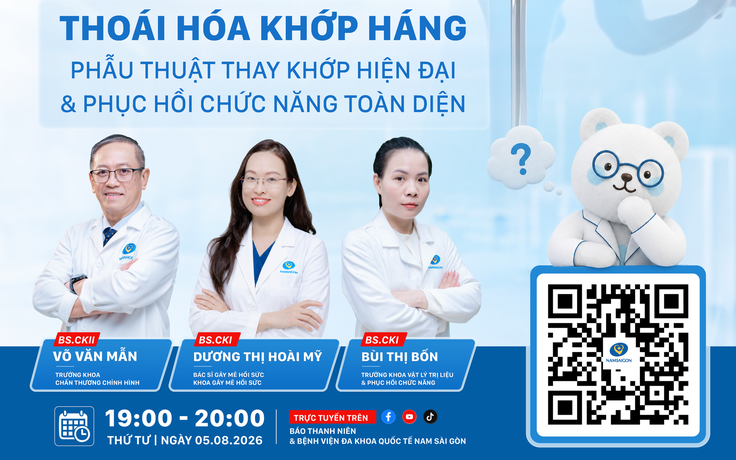 Tư vấn trực tuyến: Thoái hóa khớp háng - Phẫu thuật thay khớp hiện đại và phục hồi chức năng toàn diện