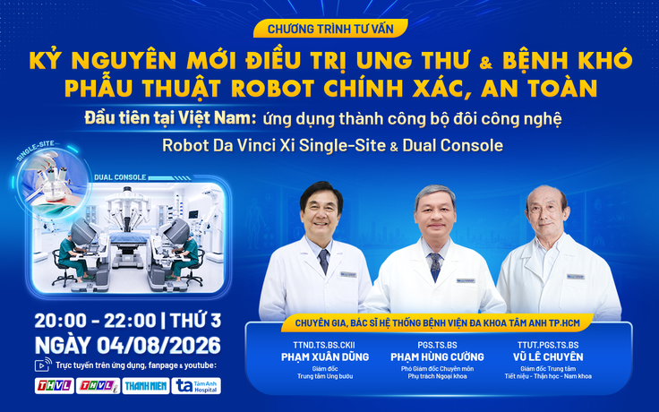 Kỷ nguyên mới điều trị ung thư & bệnh khó với phẫu thuật robot
