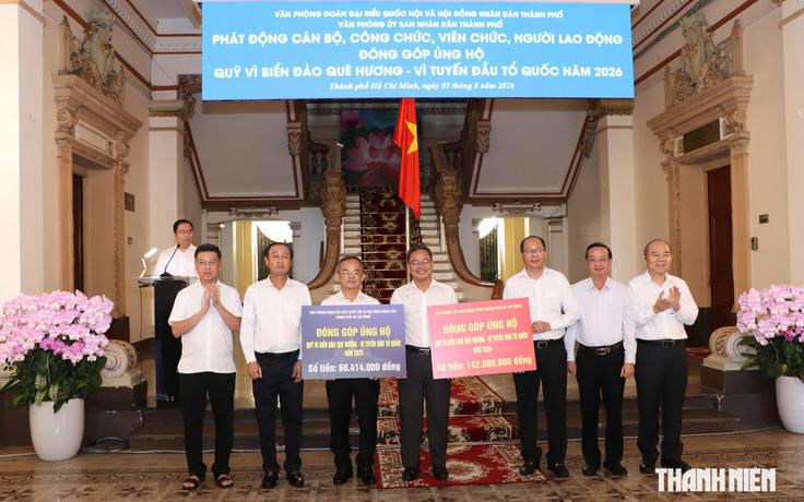 TP.HCM: Hơn 230 triệu đồng ủng hộ quân dân vùng biển, đảo, biên giới
