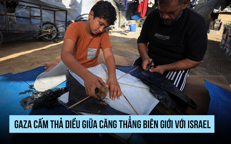 Thả diều bị cấm giữa căng thẳng biên giới Gaza - Israel